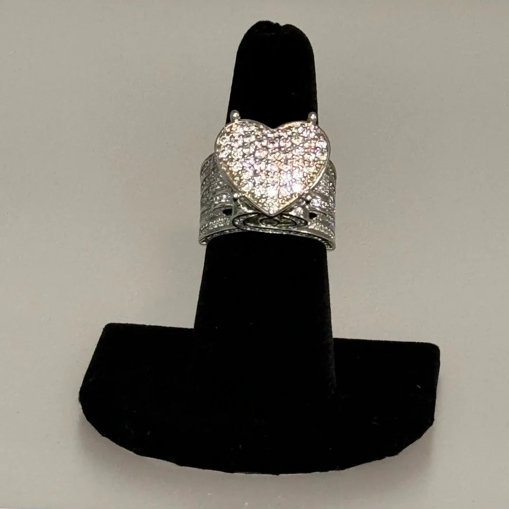 Silver Heart Ring